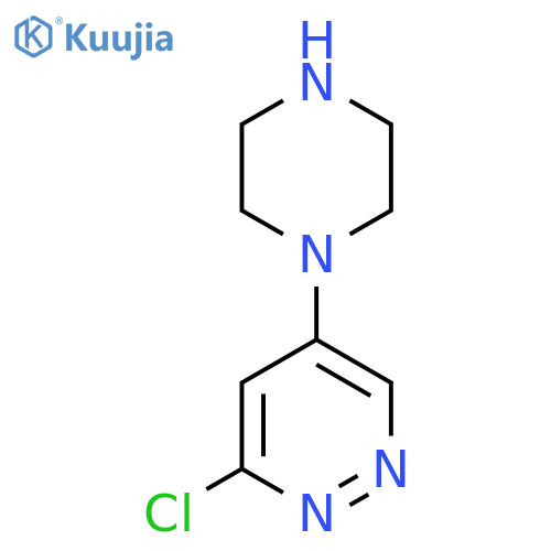 3-Chloro-5-(piperazin-1-yl)pyridazine structure