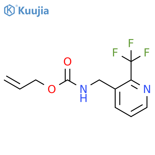 prop-2-en-1-yl N-{2-(trifluoromethyl)pyridin-3-ylmethyl}carbamate structure
