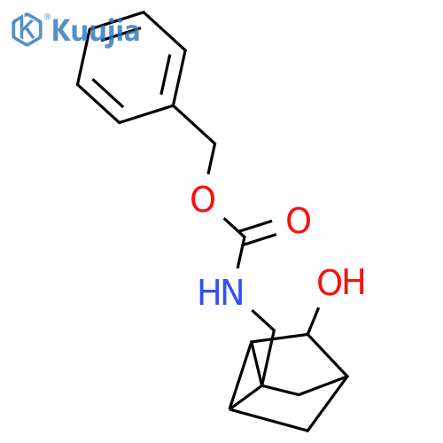 benzyl N-({3-hydroxytricyclo[2.2.1.0,2,6]heptan-1-yl}methyl)carbamate structure