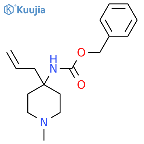 benzyl N-1-methyl-4-(prop-2-en-1-yl)piperidin-4-ylcarbamate structure