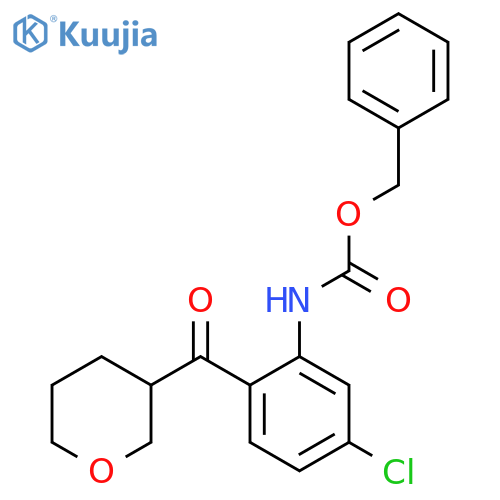benzyl N-5-chloro-2-(oxane-3-carbonyl)phenylcarbamate structure