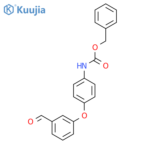 benzyl N-[4-(3-formylphenoxy)phenyl]carbamate structure