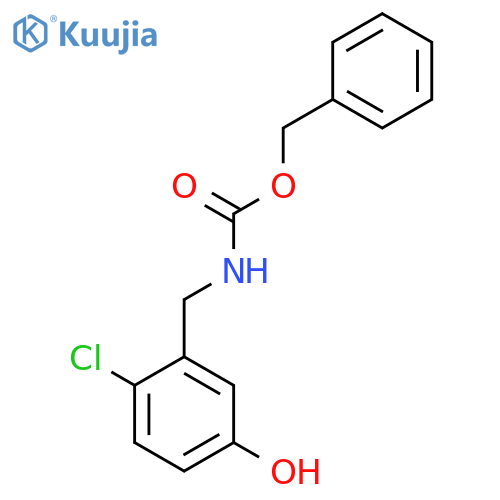 benzyl N-(2-chloro-5-hydroxyphenyl)methylcarbamate structure
