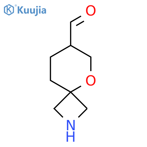 5-oxa-2-azaspiro3.5nonane-7-carbaldehyde structure