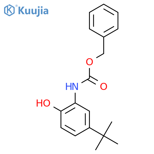 benzyl N-(5-tert-butyl-2-hydroxyphenyl)carbamate structure