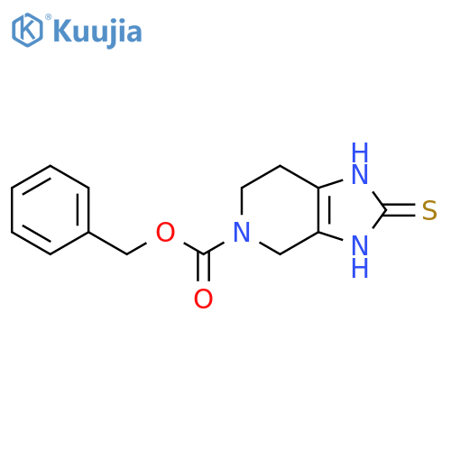 benzyl 2-sulfanyl-3H,4H,5H,6H,7H-imidazo4,5-cpyridine-5-carboxylate structure