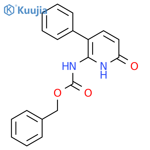 benzyl N-(6-hydroxy-3-phenylpyridin-2-yl)carbamate structure
