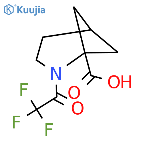 2-(2,2,2-trifluoroacetyl)-2-azabicyclo3.1.1heptane-1-carboxylic acid structure