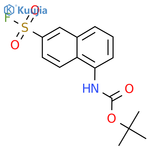 tert-butyl N-6-(fluorosulfonyl)naphthalen-1-ylcarbamate structure