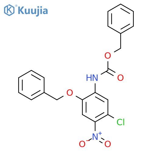 benzyl N-2-(benzyloxy)-5-chloro-4-nitrophenylcarbamate structure
