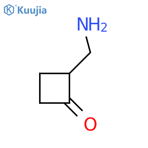2-(Aminomethyl)cyclobutan-1-one structure