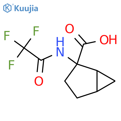 2-(trifluoroacetamido)bicyclo3.1.0hexane-2-carboxylic acid structure