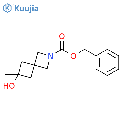 benzyl 6-hydroxy-6-methyl-2-azaspiro3.3heptane-2-carboxylate structure