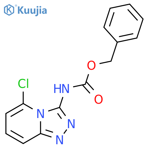benzyl N-{5-chloro-1,2,4triazolo4,3-apyridin-3-yl}carbamate structure