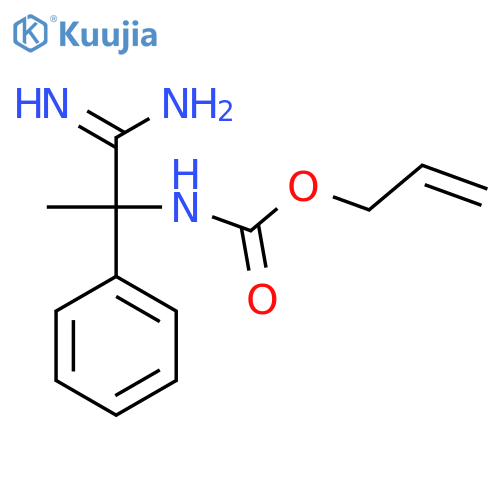 prop-2-en-1-yl N-(1-carbamimidoyl-1-phenylethyl)carbamate structure