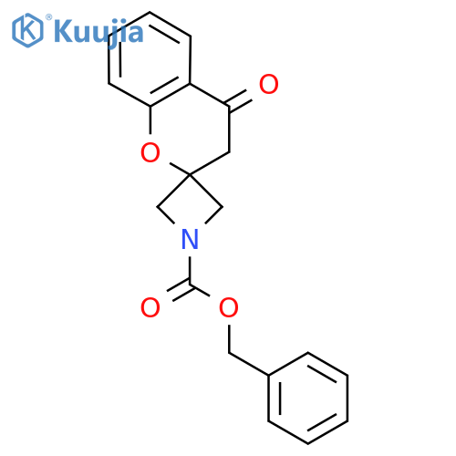 benzyl 4'-oxo-3',4'-dihydrospiroazetidine-3,2'-1benzopyran-1-carboxylate structure