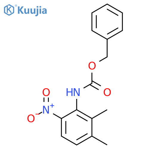 benzyl N-(2,3-dimethyl-6-nitrophenyl)carbamate structure