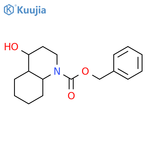 Benzyl 4-hydroxy-decahydroquinoline-1-carboxylate structure
