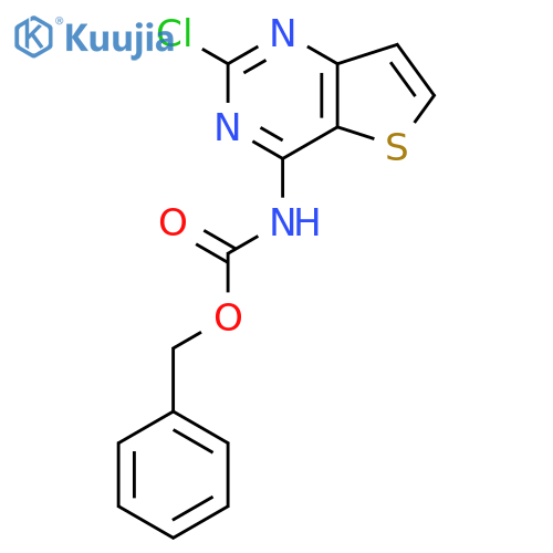 benzyl N-{2-chlorothieno3,2-dpyrimidin-4-yl}carbamate structure