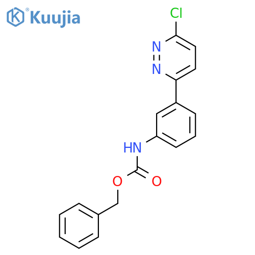 benzyl N-3-(6-chloropyridazin-3-yl)phenylcarbamate structure