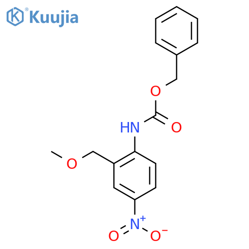 benzyl N-2-(methoxymethyl)-4-nitrophenylcarbamate structure