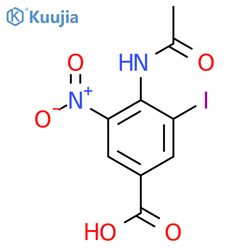 4-Acetamido-3-iodo-5-nitrobenzoic acid structure