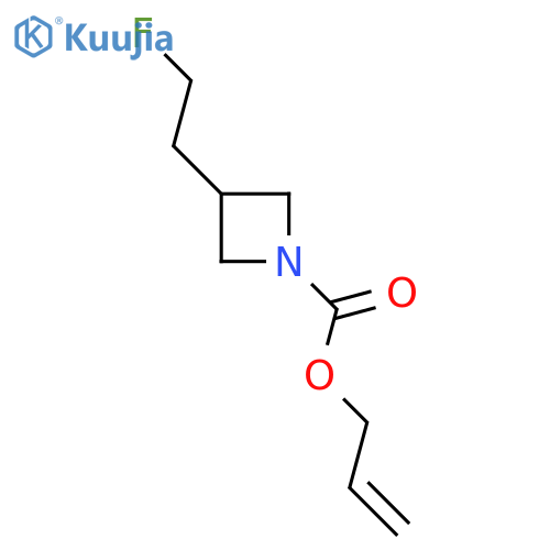 Prop-2-en-1-yl 3-(2-fluoroethyl)azetidine-1-carboxylate structure