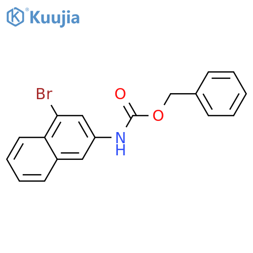 benzyl N-(4-bromonaphthalen-2-yl)carbamate structure