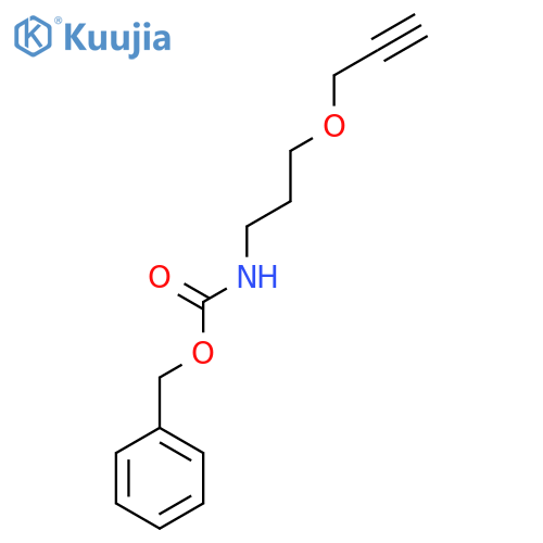 benzyl N-3-(prop-2-yn-1-yloxy)propylcarbamate structure