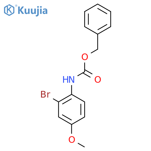 benzyl N-(2-bromo-4-methoxyphenyl)carbamate structure