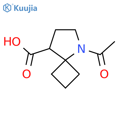 5-acetyl-5-azaspiro3.4octane-8-carboxylic acid structure