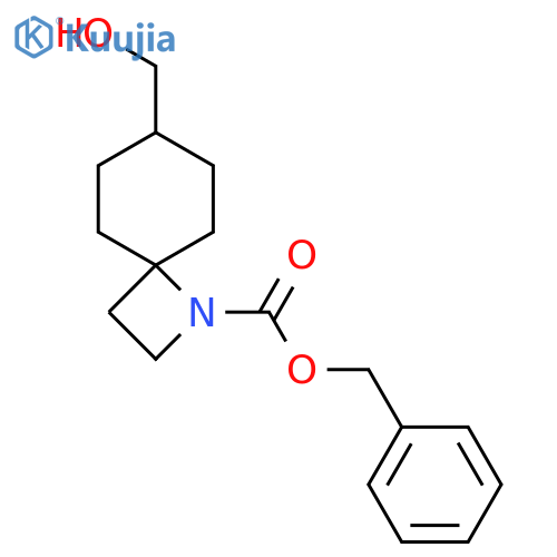 benzyl 7-(hydroxymethyl)-1-azaspiro3.5nonane-1-carboxylate structure