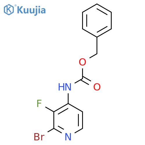 Benzyl (2-bromo-3-fluoropyridin-4-yl)carbamate structure