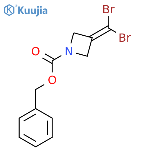 Benzyl 3-(dibromomethylidene)azetidine-1-carboxylate structure