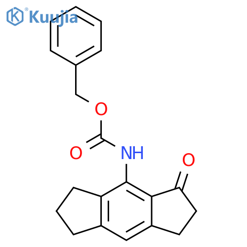 benzyl N-(3-oxo-1,2,3,5,6,7-hexahydro-s-indacen-4-yl)carbamate structure