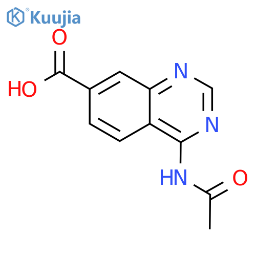 4-Acetamidoquinazoline-7-carboxylic acid structure
