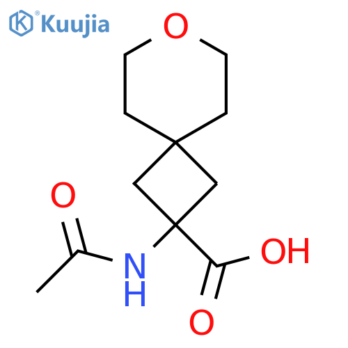 2-Acetamido-7-oxaspiro[3.5]nonane-2-carboxylic acid structure