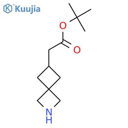 tert-butyl 2-{2-azaspiro3.3heptan-6-yl}acetate structure