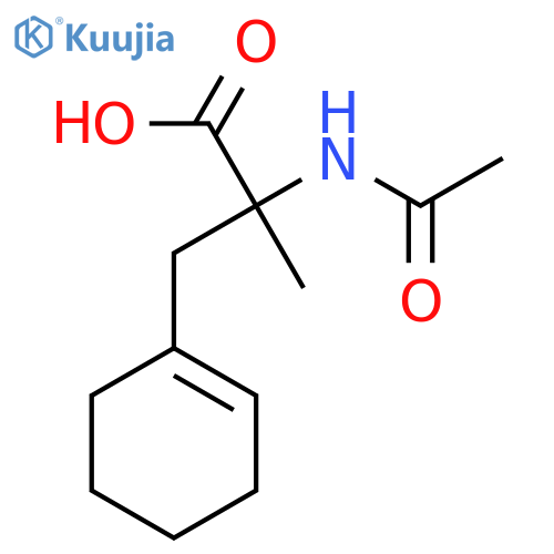 3-(Cyclohex-1-en-1-yl)-2-acetamido-2-methylpropanoic acid structure