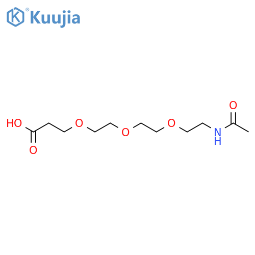 3-{2-2-(2-acetamidoethoxy)ethoxyethoxy}propanoic acid structure