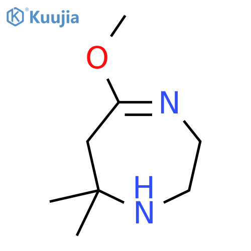 5-methoxy-7,7-dimethyl-2,3,6,7-tetrahydro-1H-1,4-diazepine structure