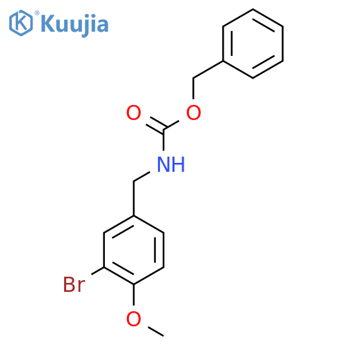 benzyl N-(3-bromo-4-methoxyphenyl)methylcarbamate structure