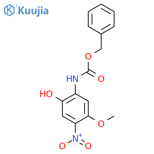 benzyl N-(2-hydroxy-5-methoxy-4-nitrophenyl)carbamate structure