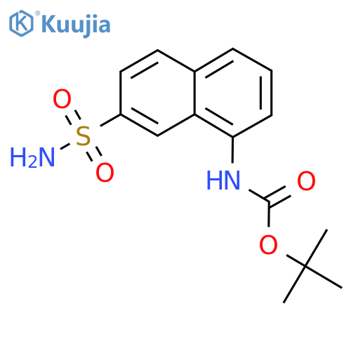 tert-butyl N-(7-sulfamoylnaphthalen-1-yl)carbamate structure