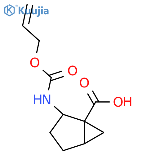 2-{(prop-2-en-1-yloxy)carbonylamino}bicyclo3.1.0hexane-1-carboxylic acid structure