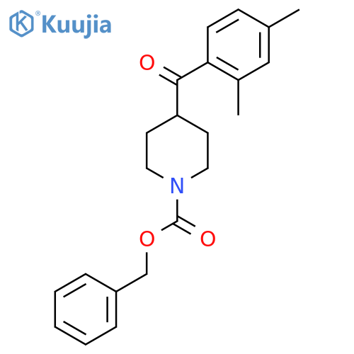 Benzyl 4-(2,4-dimethylbenzoyl)piperidine-1-carboxylate structure