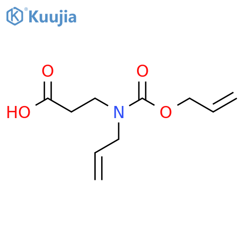 3-(prop-2-en-1-yl)(prop-2-en-1-yloxy)carbonylaminopropanoic acid structure