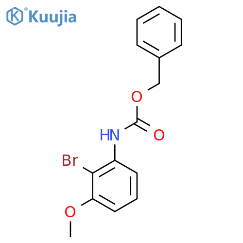 benzyl N-(2-bromo-3-methoxyphenyl)carbamate structure