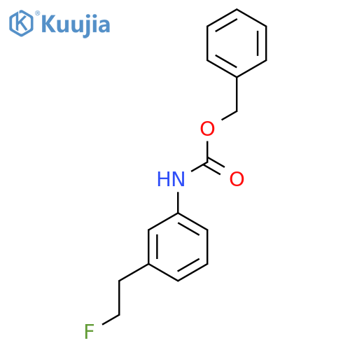 benzyl N-[3-(2-fluoroethyl)phenyl]carbamate structure