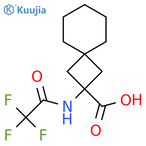 2-(2,2,2-Trifluoroacetamido)spiro[3.5]nonane-2-carboxylic acid structure